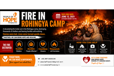 Rohingya Camp Fire – June 12, 2021